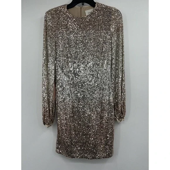 BHLDN Cary Dress Size 2 Ombre Sequin Mini Dress New - Picture 1 of 7